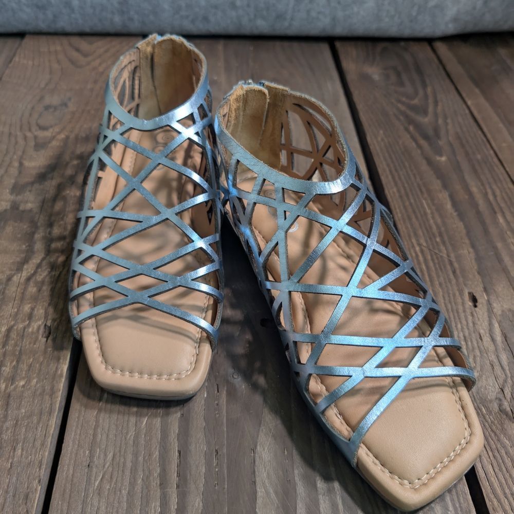 GOLO Silver Sandals 8 - Picture 2 of 9